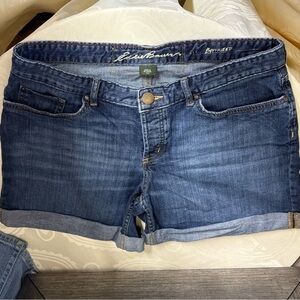 Eddie Bauer Dark Blue boyfriend Denim Shorts